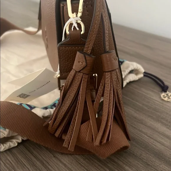 NWT Tory Burch Brown Crossbody Bag - 100% Authentic - Picture 3 of 8